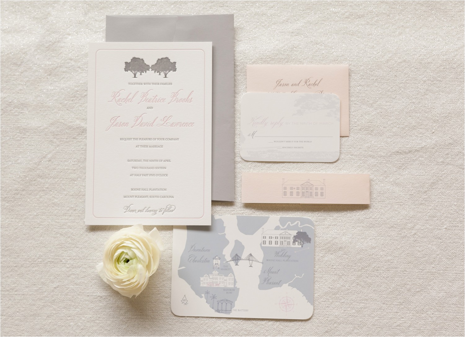 Wedding Invitations Charleston Sc Boone Hall Wedding Invitation Dodeline Design Charleston Sc