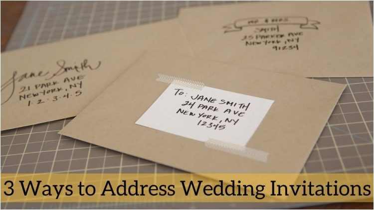 Wedding Invitations Etiquette Addressing Envelopes Wordings Etiquette Wedding Invitation Envelope Also