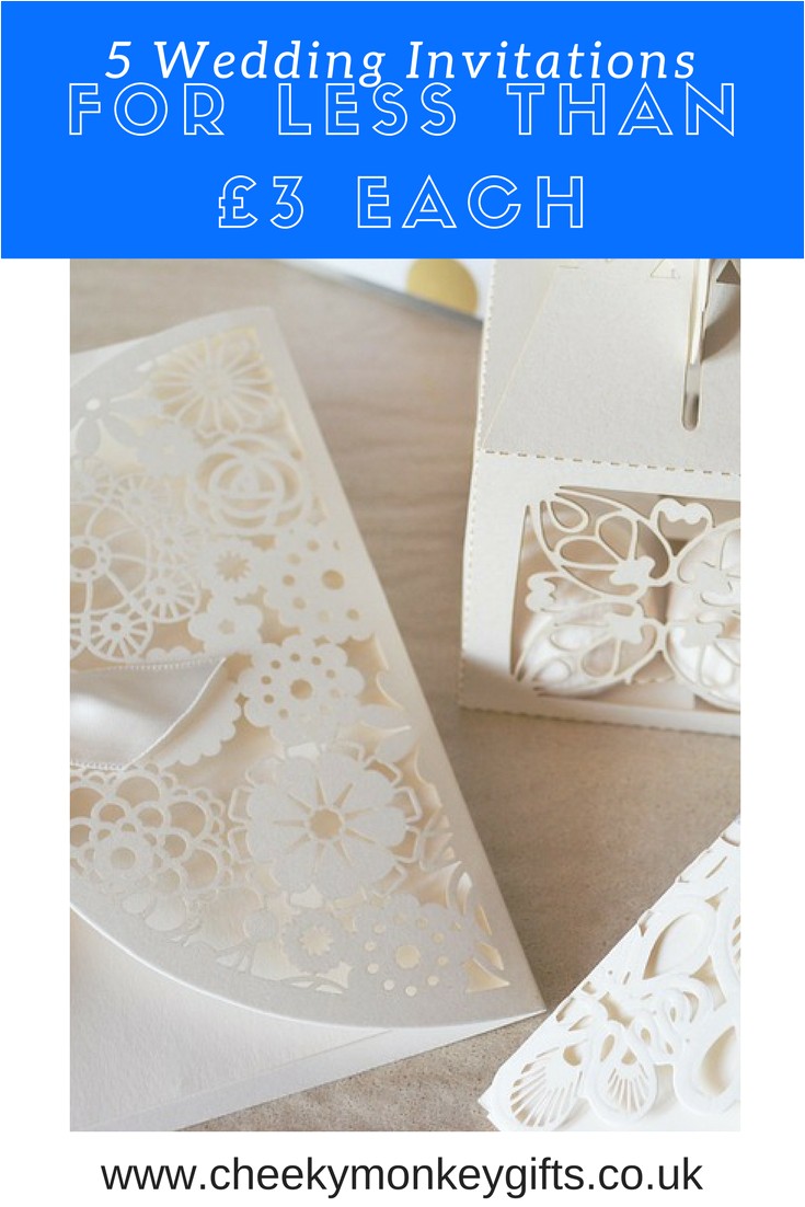 Wedding Invitations for Less Than A Dollar 5 Wedding Invitation Ideas Less Than 3 Each Cheeky Monkey