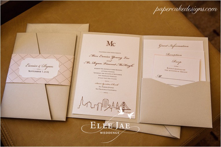 Wedding Invitations Sf Wedding Invitations Papercake Designs