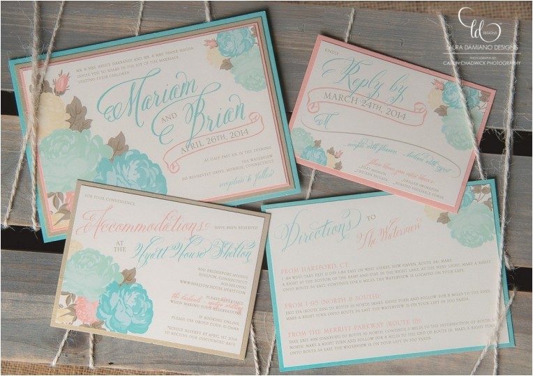 Wedding Invitations Westchester Ny Laura Damiano Designs Invitations Westchester Ny