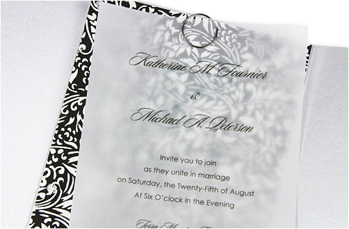 Wedding Invitations with Clear Overlay 5 Vellum Wedding Invitation Ideas You Can Do
