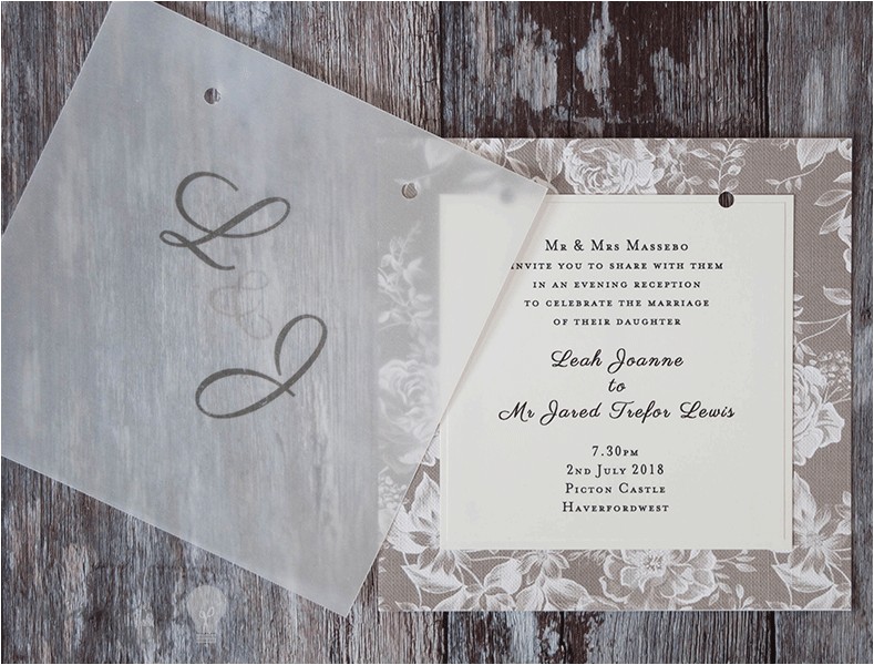 Wedding Invitations with Clear Overlay How to Make Gorgeous Vellum Wedding Stationery