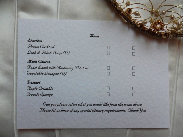 Wedding Invitations with Menu Choices Menu Rsvp Card On White Card Marriage Sc More