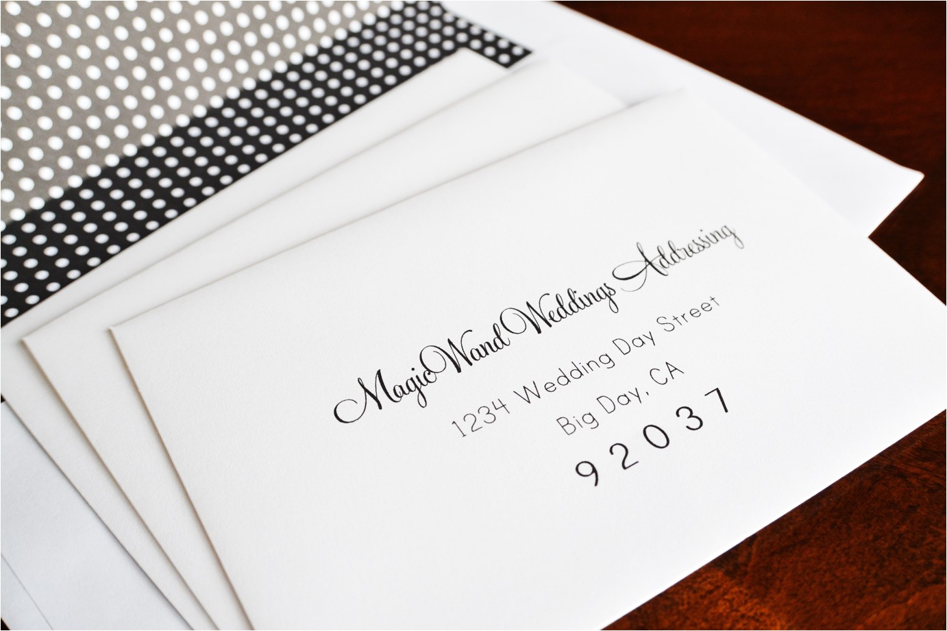 Wedding Invitations with Response Cards and Envelopes Envelope Addressing Magicwand Weddings