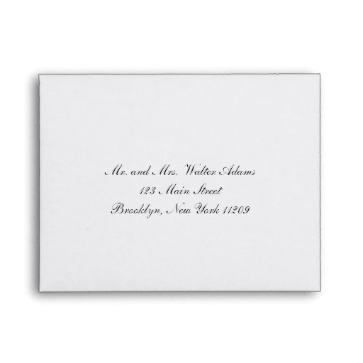 Wedding Invitations with Response Cards and Envelopes Envelope for Rsvp Card Wedding Invitation Envelope Zazzle