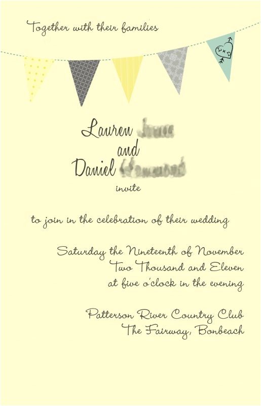 What Do You Say On A Wedding Invitation which Version Looks Better