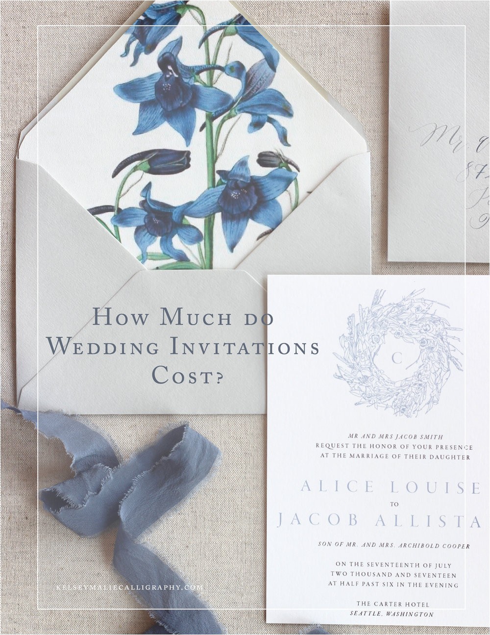 What is the Average Price for Wedding Invitations How Much Do Wedding Invitations Cost Kelsey Malie