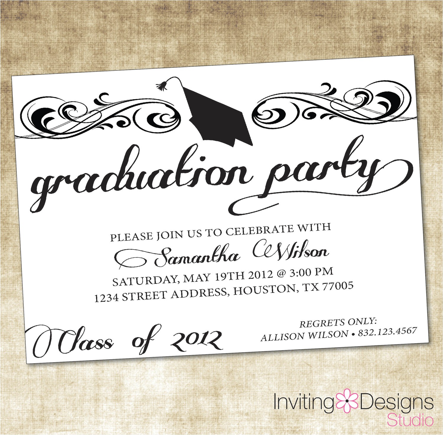 What to Put On A Graduation Party Invitation Unique Ideas for College Graduation Party Invitations