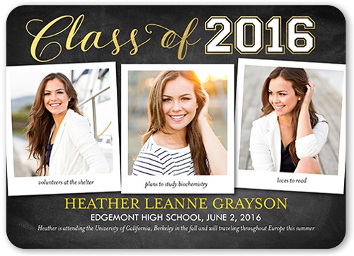 What to Write On A Graduation Invitation Graduation Announcement Wording Ideas for 2017 Shutterfly