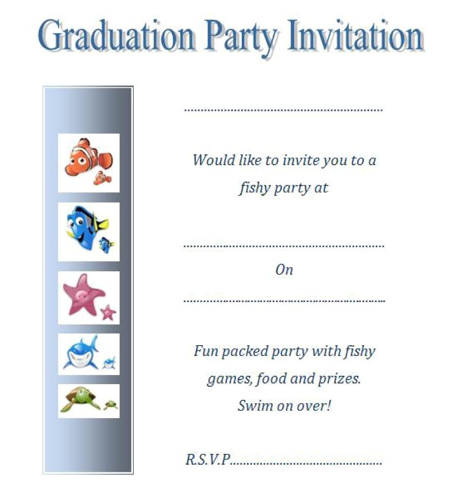 What to Write On A Graduation Party Invitation 40 Free Graduation Invitation Templates Template Lab
