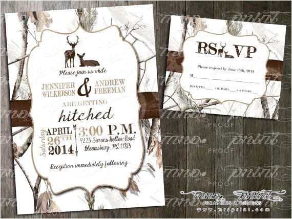 White Camo Wedding Invitations White Camo Deer Wedding Invitation and Rsvp Card Deer White Camo Wedding Invitations White Camo Deer Wedding Invitation and Rsvp Card Deer