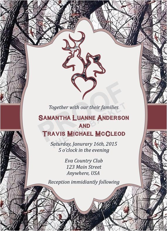 White Camo Wedding Invitations Winter Camo Deer Head Country Wedding Invitations by White Camo Wedding Invitations Winter Camo Deer Head Country Wedding Invitations by