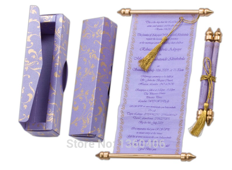 Wholesale Scroll Wedding Invitations Scroll Wedding Invitations Card wholesale Party Wedding