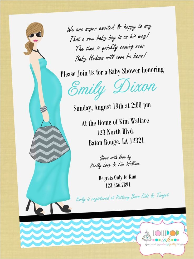Wording for A Baby Shower Invite 10 Best Simple Design Baby Shower Invitations Wording