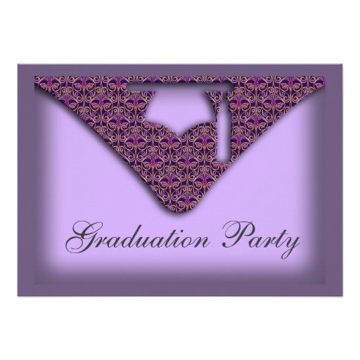 Zazzle Graduation Invitations Graduation Cap Party Invitation Zazzle
