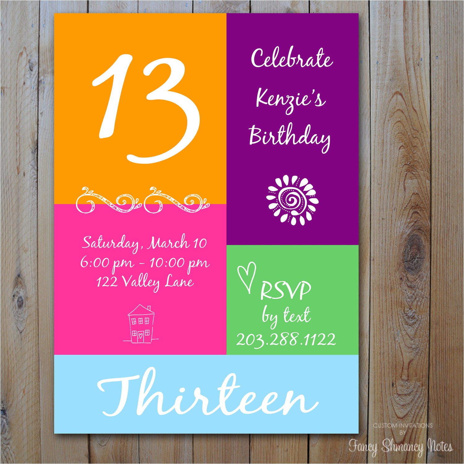 13th Girl Birthday Party Invitations 13th Birthday Party Invitation Ideas Bagvania Free