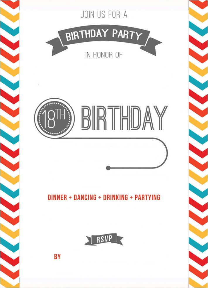 18th Birthday Party Invitation Templates Free Free Printable 18th Birthday Invitation Template Free 18th Birthday Party Invitation Templates Free Free Printable 18th Birthday Invitation Template Free
