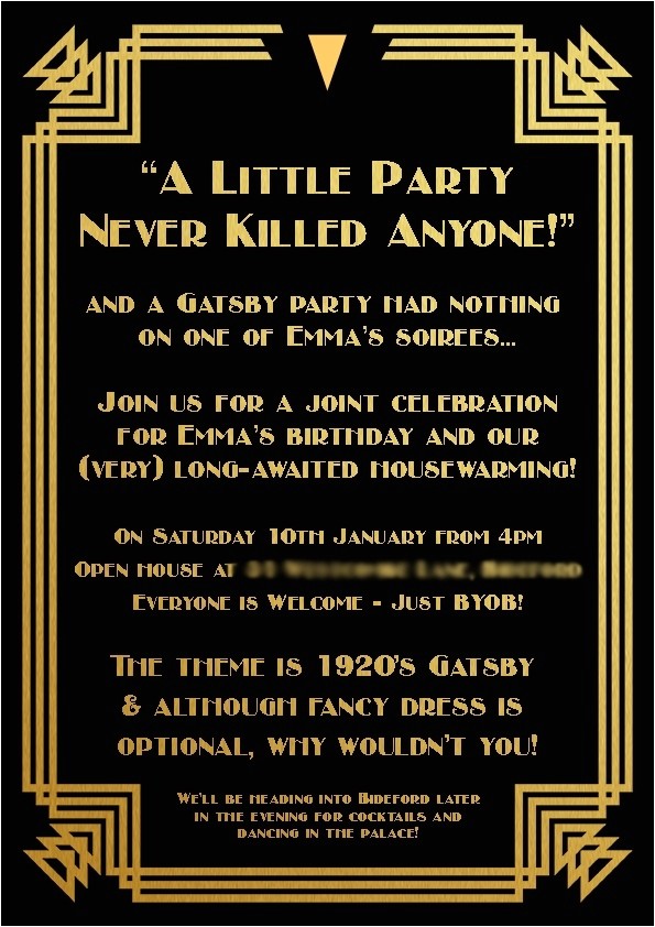 1920s Party Invitation Template Free Great Gatsby Invitations Template Resume Builder