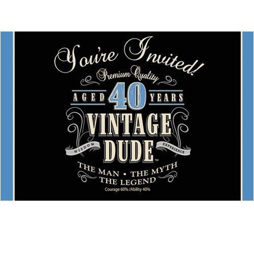 40th Birthday Party Invitations for Men 9 Best Images Of Men 40th Birthday Invitations Printable