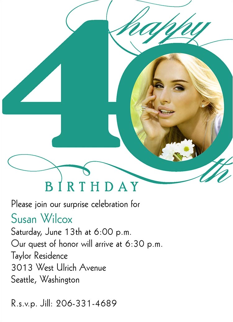 40th Birthday Party Invitations Online 40th Birthday Invitation Wording Bagvania Free Printable 40th Birthday Party Invitations Online 40th Birthday Invitation Wording Bagvania Free Printable