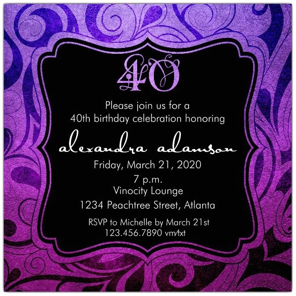 40th Birthday Party Invitations Online Brilliant Emblem 40th Birthday Party Invitations Paperstyle 40th Birthday Party Invitations Online Brilliant Emblem 40th Birthday Party Invitations Paperstyle