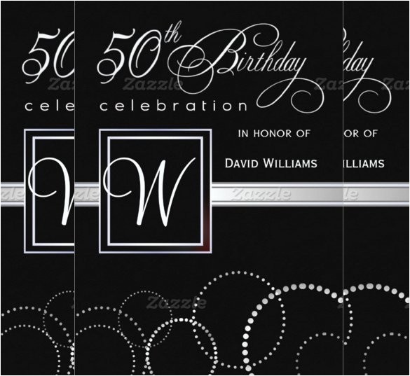 50th Party Invites Templates 45 50th Birthday Invitation Templates Free Sample