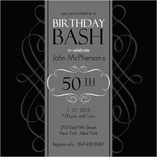 50th Party Invites Templates 50th Birthday Invitation Templates A Birthday Cake