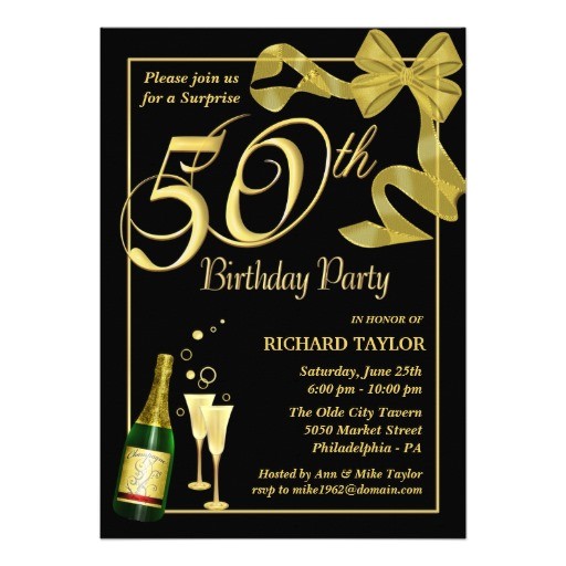 50th Party Invites Templates 50th Birthday Invitations Ideas Bagvania Free Printable