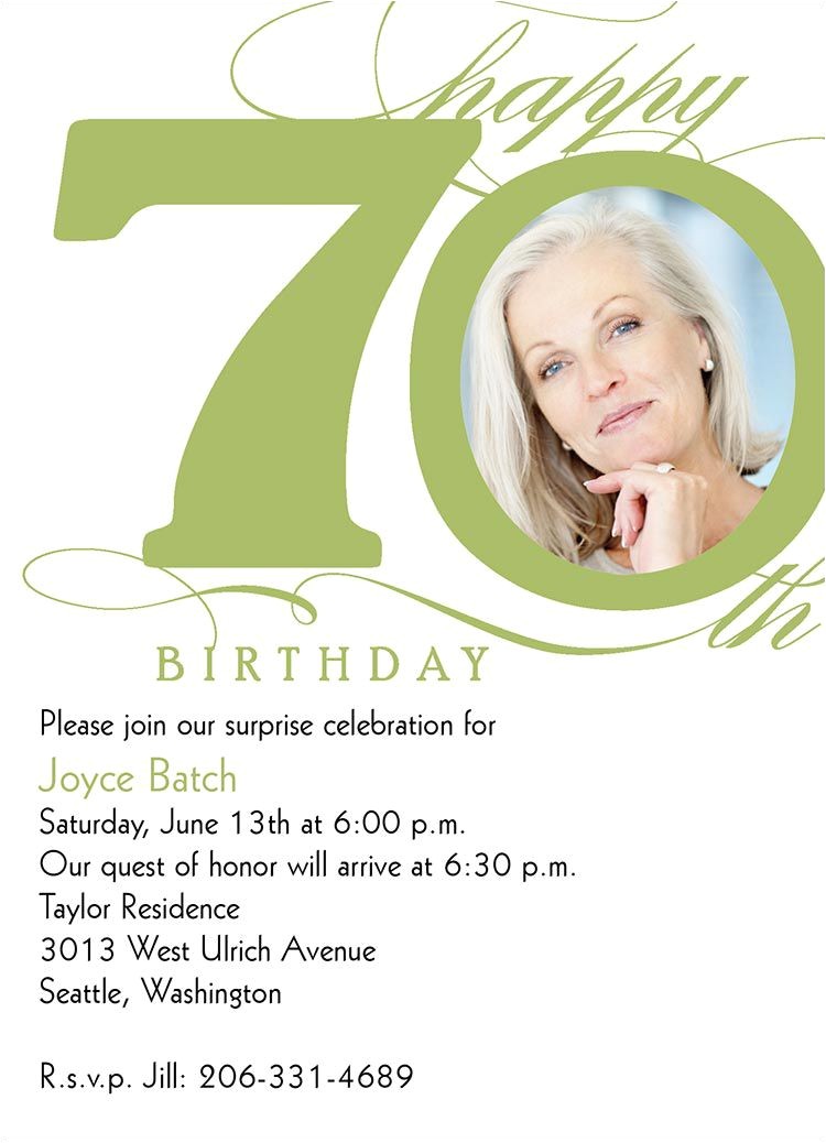 70th Birthday Party Invitations Wording 15 70th Birthday Invitations Design and theme Ideas