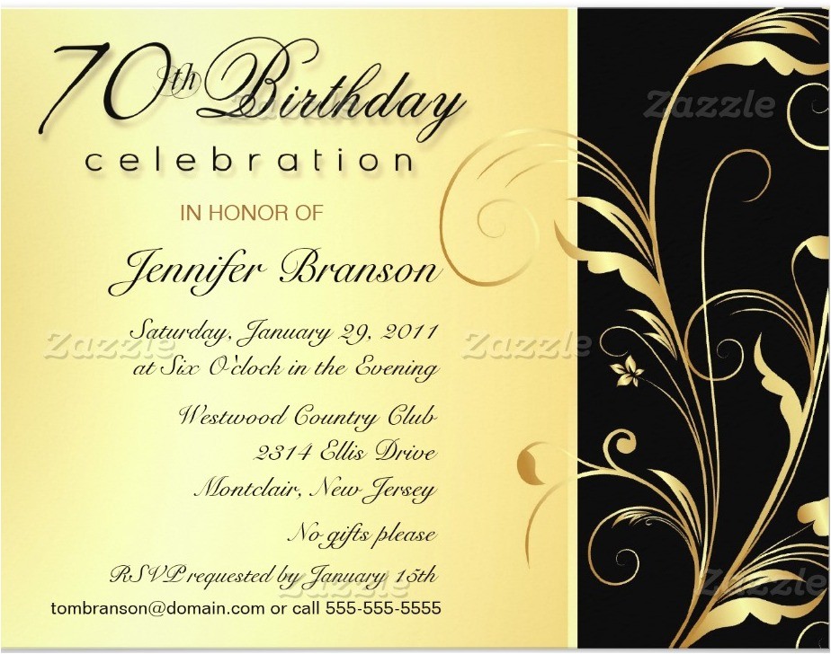 70th Birthday Party Invitations Wording 70th Birthday Party Invitation Wording Dolanpedia