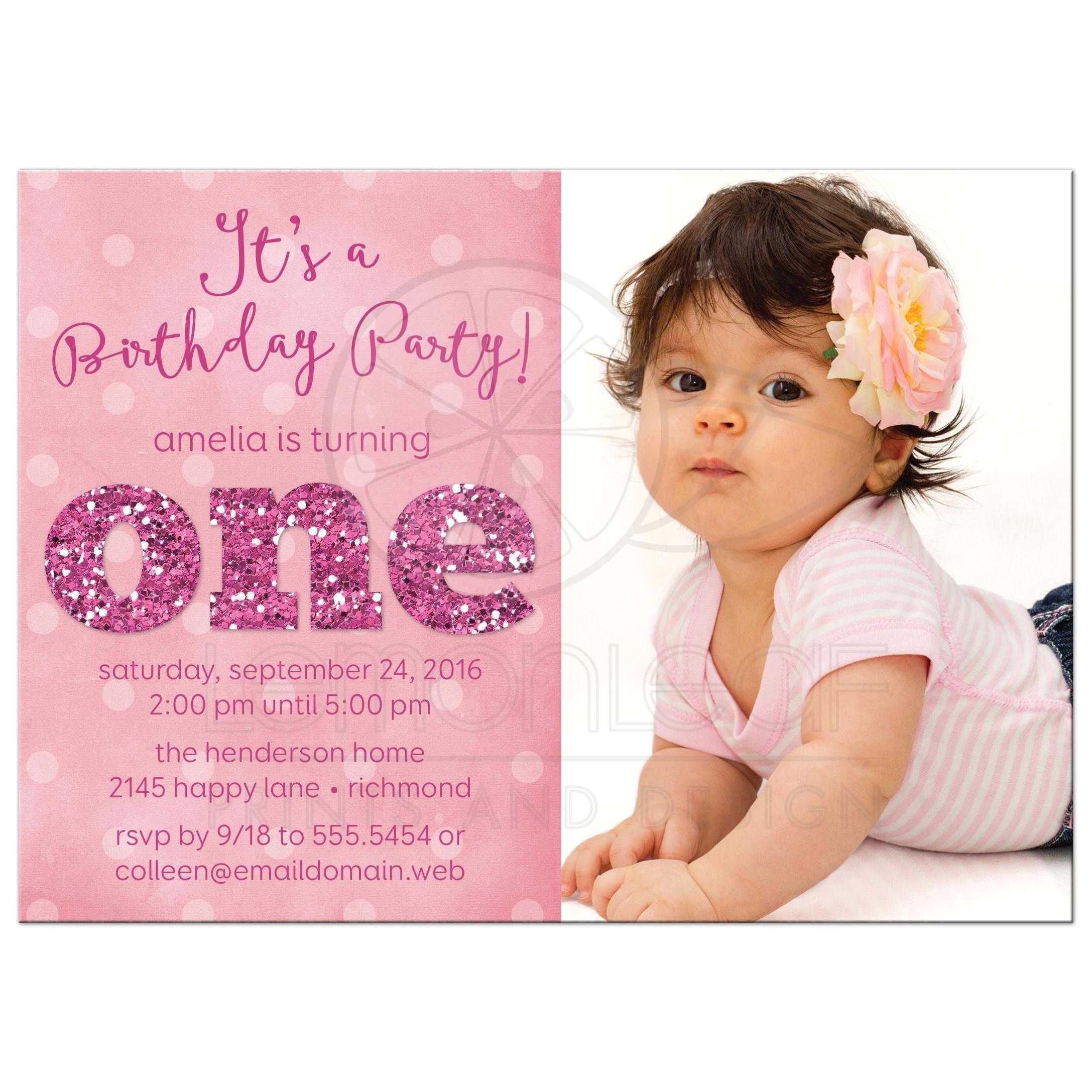 Baby First Birthday Party Invitation Wording 1st Birthday and Baptism Invitations 1st Birthday and