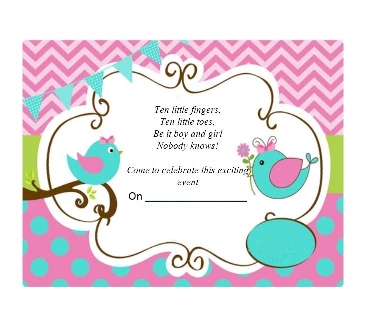 Baby Reveal Party Invitation Templates 17 Free Gender Reveal Invitation Templates Template Lab