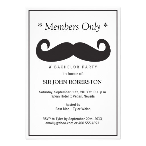 Bachelor Party Invites Funny Personalized Funny Bachelor Party Invitations