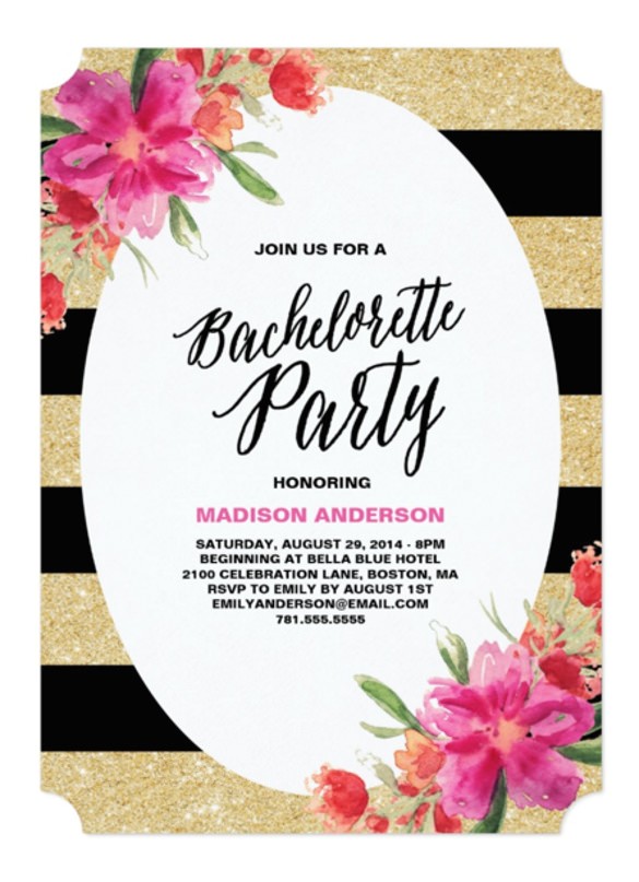 Bachelorette Party Invitation Templates Microsoft Bachelorette Invitation Template Free Templates Resume