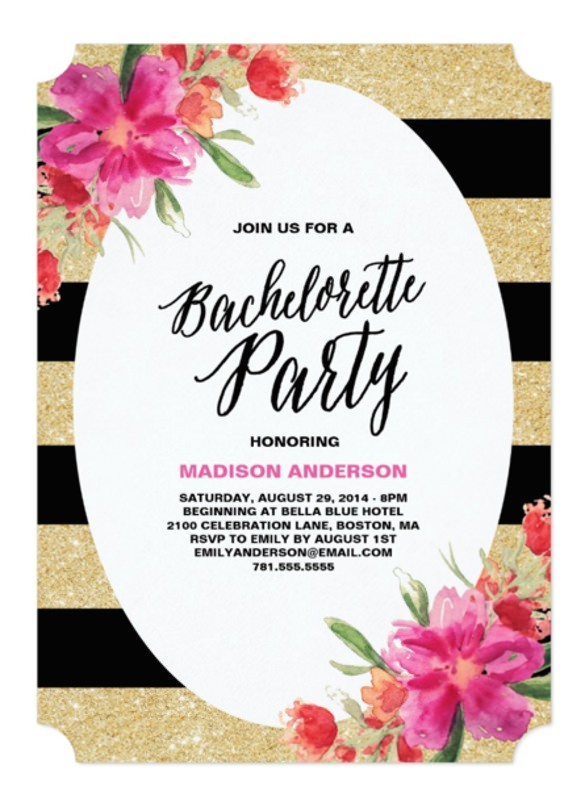 Bachelorette Party Invitations Templates 30 Bachelorette Invitation Templates Free Sample