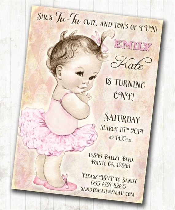 Ballerina Party Invites Ballerina Birthday Ballerina Invitation First Birthday Ballerina Party Invites Ballerina Birthday Ballerina Invitation First Birthday