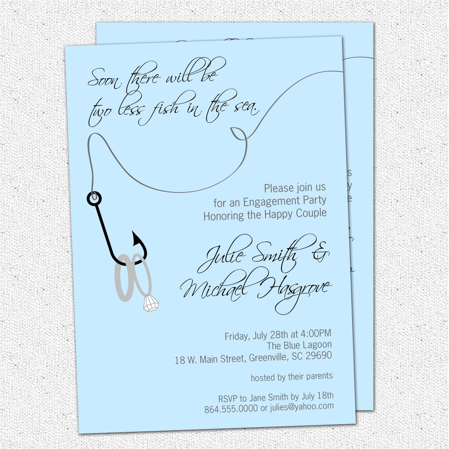 Beach themed Engagement Party Invitations Engagement Invitations Beach themed Engagement Party