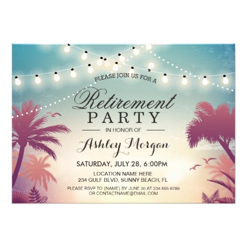 Beach themed Retirement Party Invitations Beach themed Retirement Party Invitations Here You Have It
