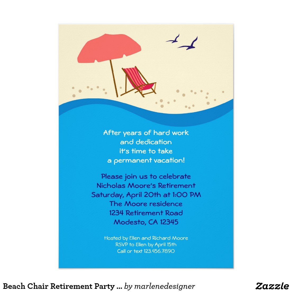 Beach themed Retirement Party Invitations Free Beach Party Invitations Beach Party Invitations