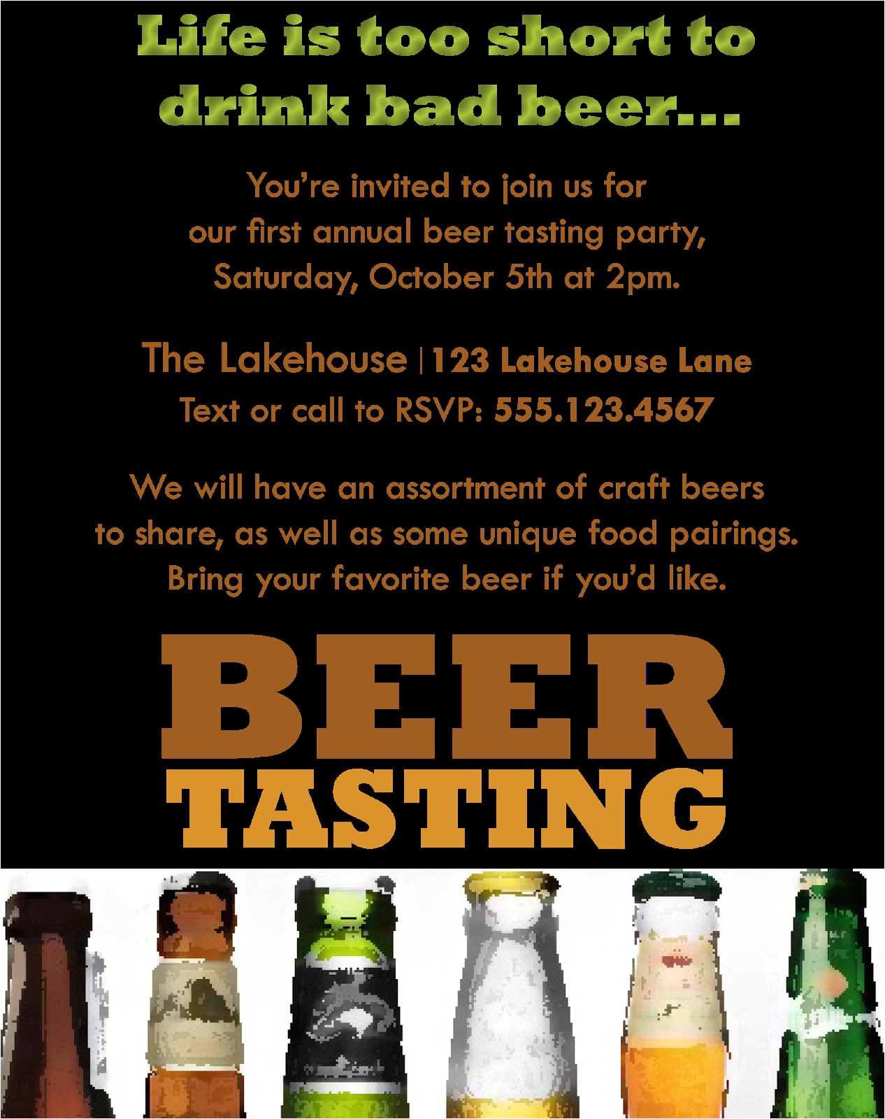 Beer Tasting Birthday Party Invitations Beer Tasting Party Invitations Cimvitation