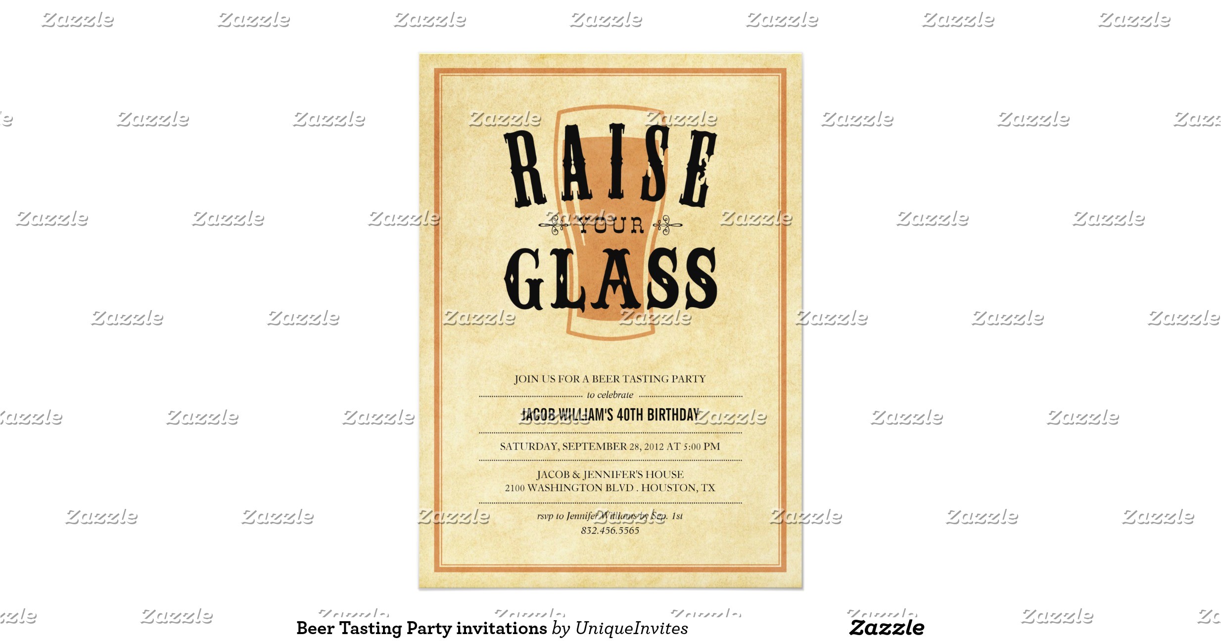 Beer Tasting Birthday Party Invitations Beer Tasting Party Invitations