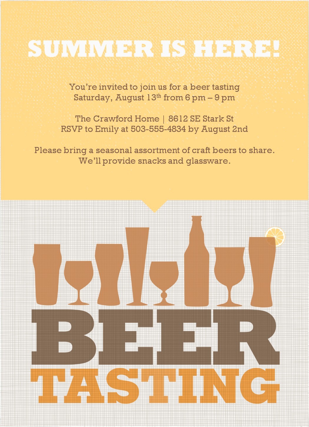 Beer Tasting Birthday Party Invitations Wine Beer Tasting Invitation Templates