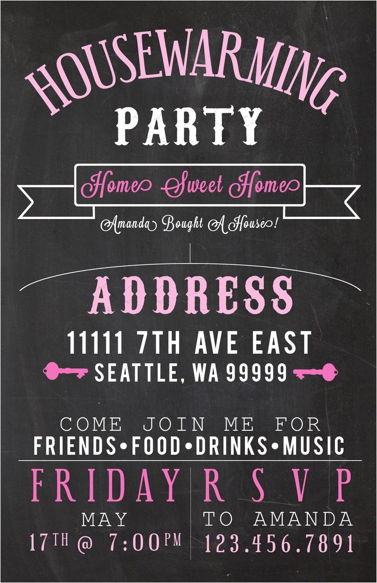 Birthday and Housewarming Party Invitation Housewarming Invitations Cards Housewarming Invitation