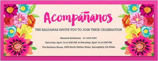 Birthday Party Invitations Spanish Spanish Birthday Party Invitation Birthday Tale