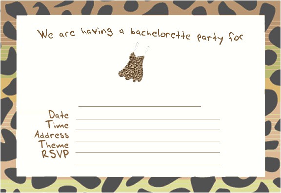 Blank Bachelorette Party Invitations Printable Bachelorette Party Invites