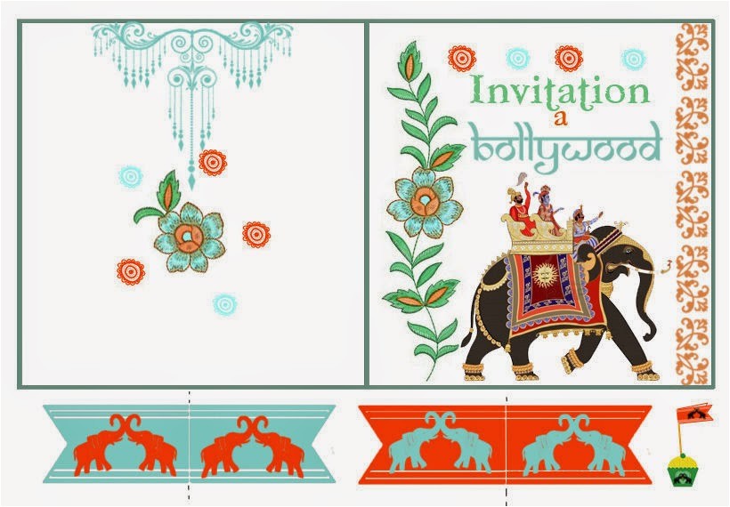 Bollywood Party Invitations Free Bollywood Free Printables Oh My Fiesta In English