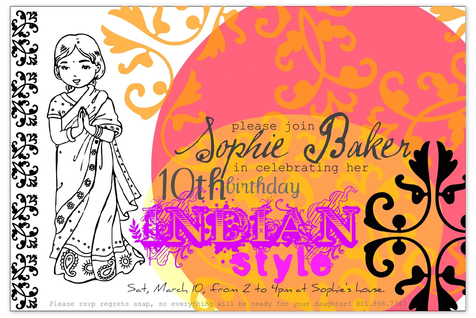 Bollywood Party Invitations Free Restlessrisa Indian Bollywood Party Part 1 Invitations