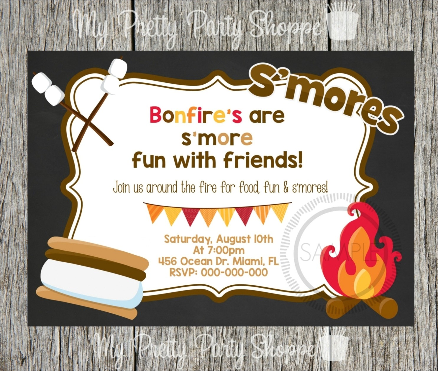 Bonfire Party Invitations Free Bonfire Invitations Template Resume Builder