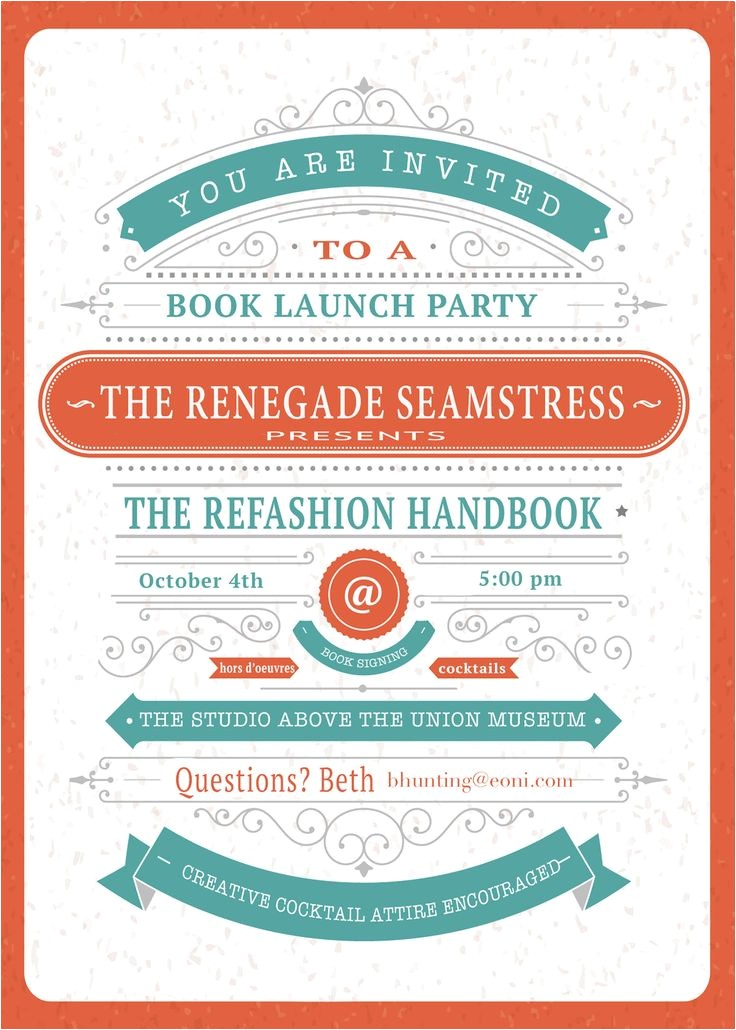 Book Party Invitations Template 64 Best Images About Book Launch Party Inspiration On